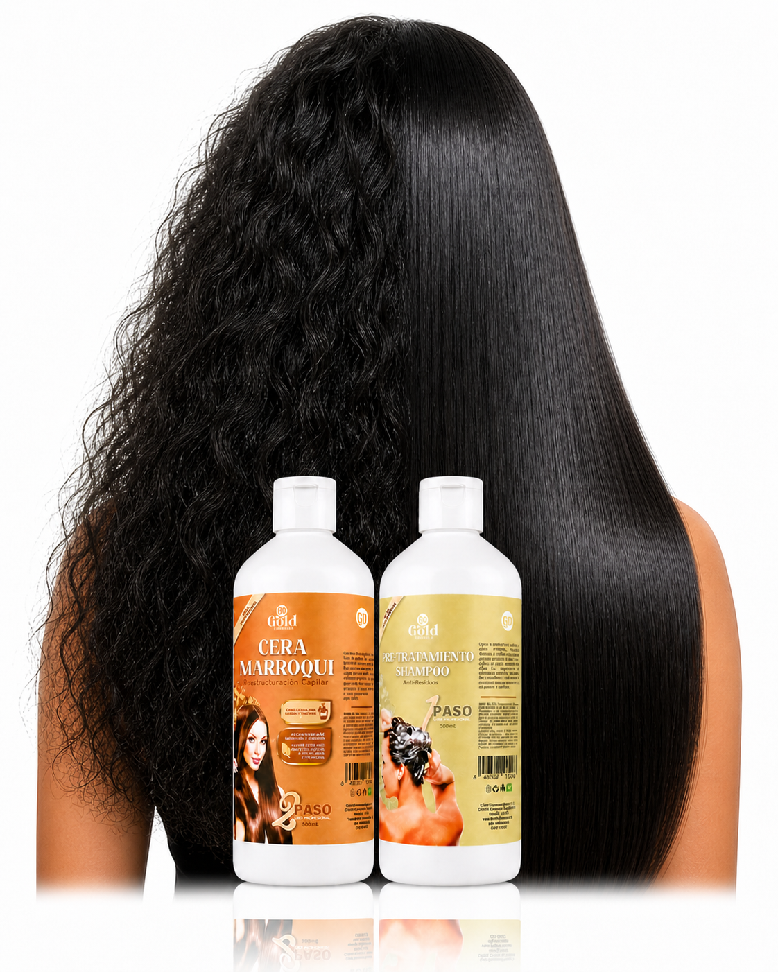 Kit Alisado | Cera Marroquí Gold DIAMOND | Sin Formol