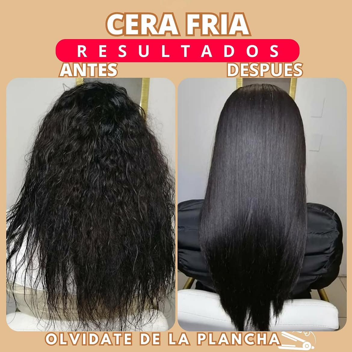 Kit Alisado | Cera Fría Gold DIAMOND | Sin Formol