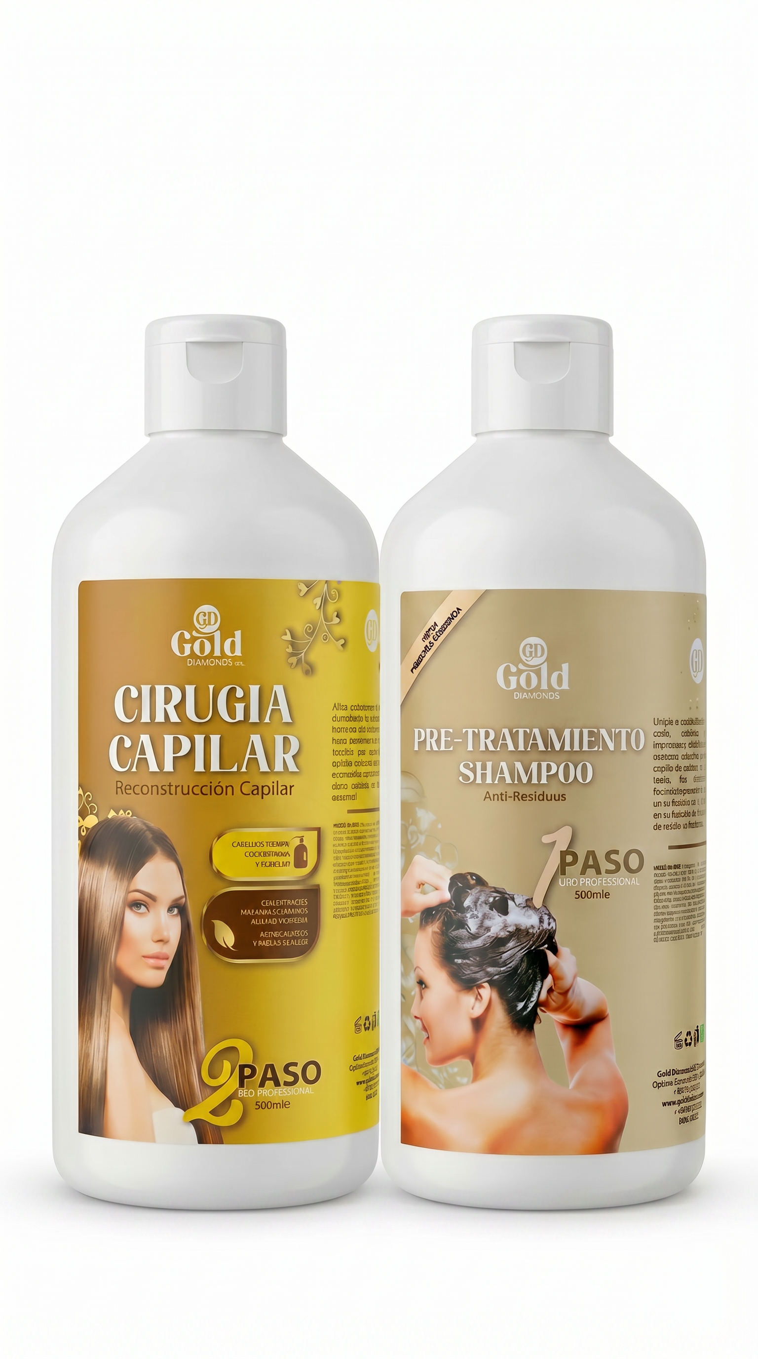Kit Alisado | Cirugía Capilar Gold DIAMOND | Sin Formol