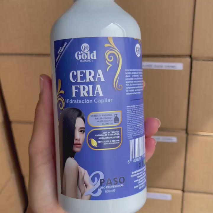 Kit Alisado | Cera Fría Gold DIAMOND | Sin Formol