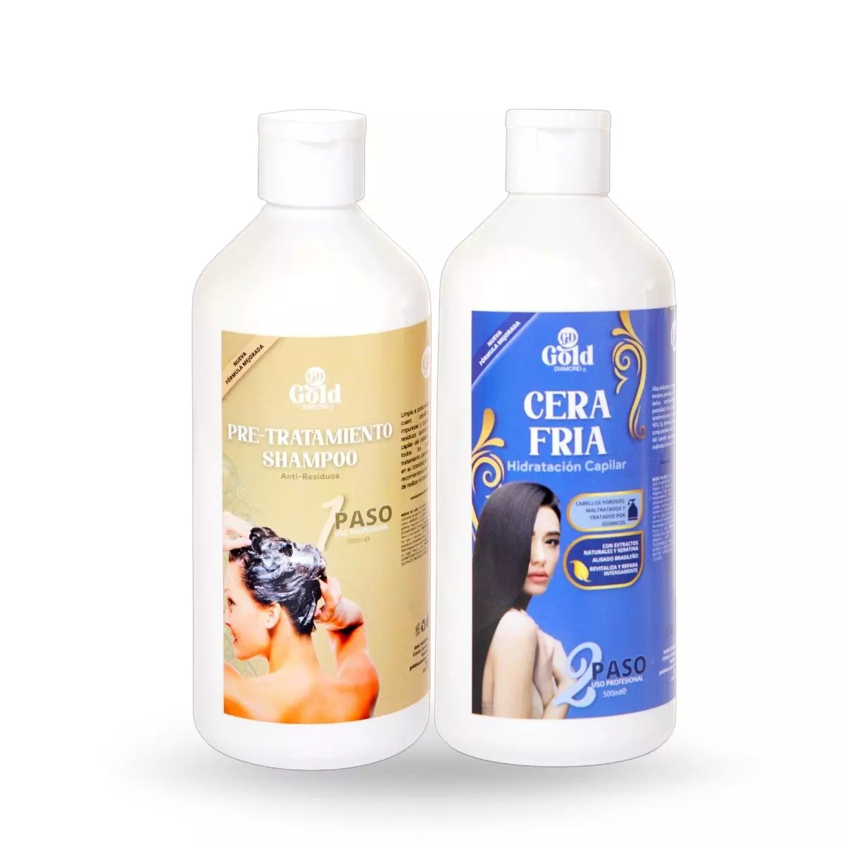 keratina cera fria gold diamond...